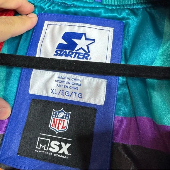 Starter Super Bowl Leather Jacket 2022 Arizona Super Bowl NWOT XL